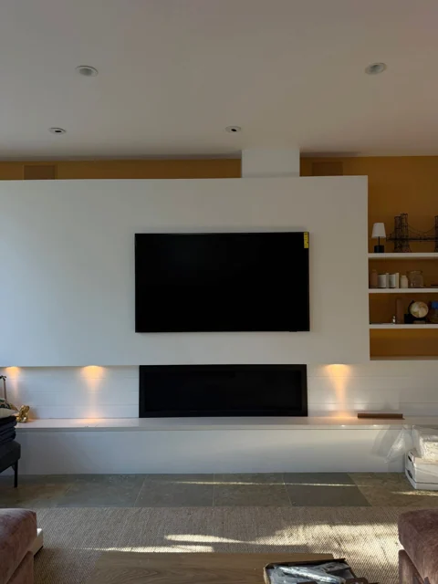 TV mounting, project photograph 6