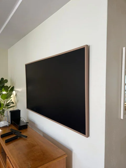 TV mounting, project photograph 8