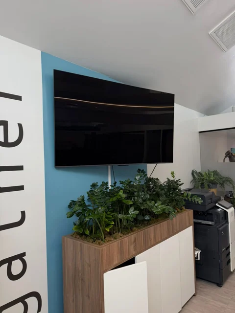 TV mounting, project photograph 10