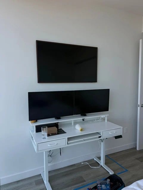 TV mounting, project photograph 12