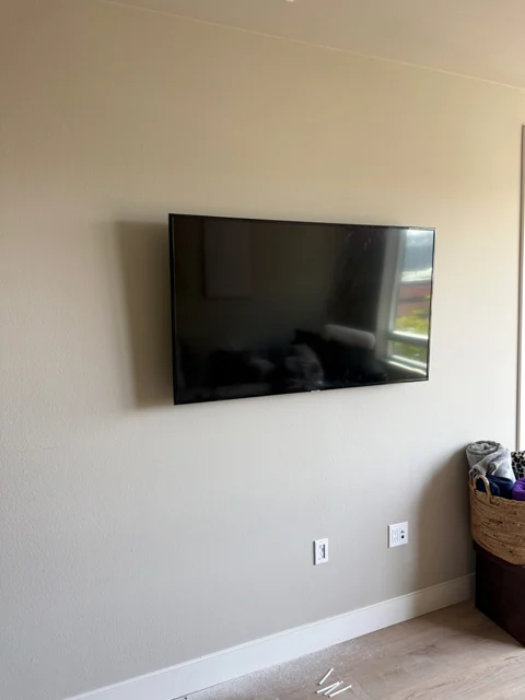 TV mounting, project photograph 13
