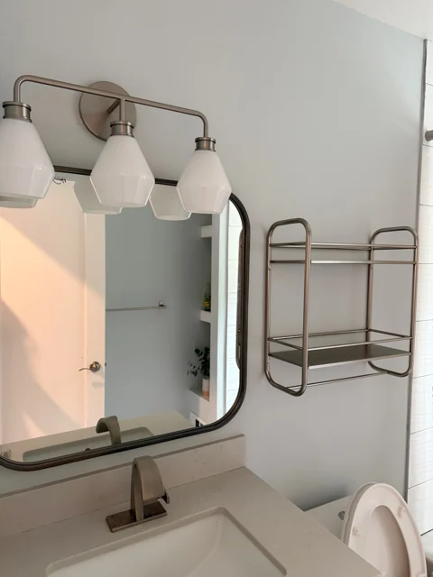 Mirror installation, project photograph 10