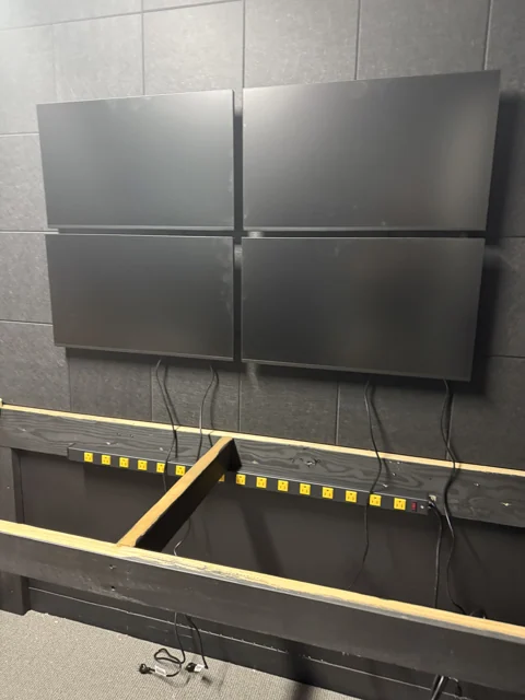TV mounting, project photograph 1