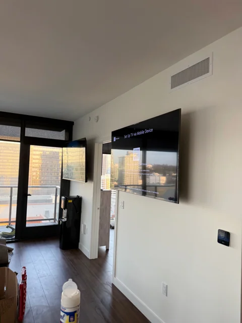 TV mounting, project photograph 18