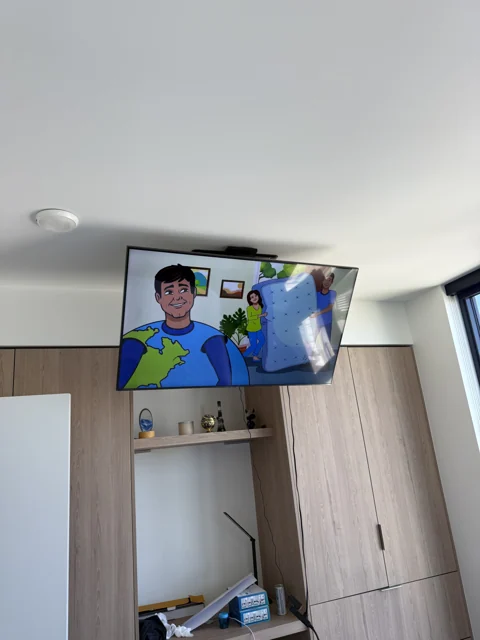 TV mounting, project photograph 20