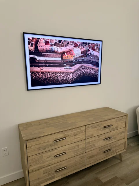 TV mounting, project photograph 21