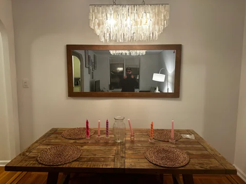Mirror installation, project photograph 3