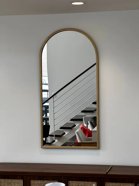 Mirror installation, project photograph 5