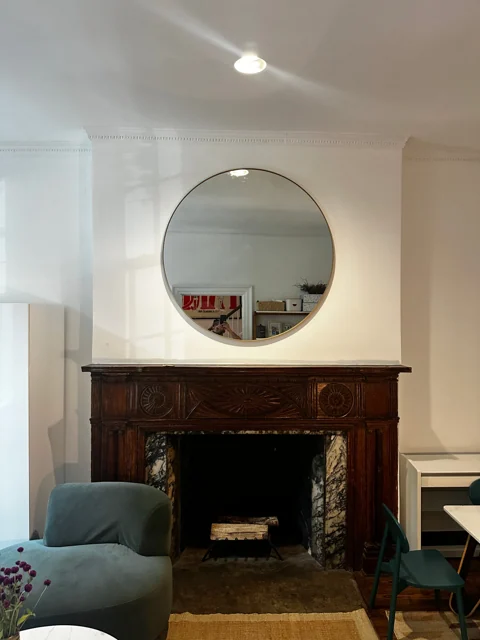 Mirror installation, project photograph 8